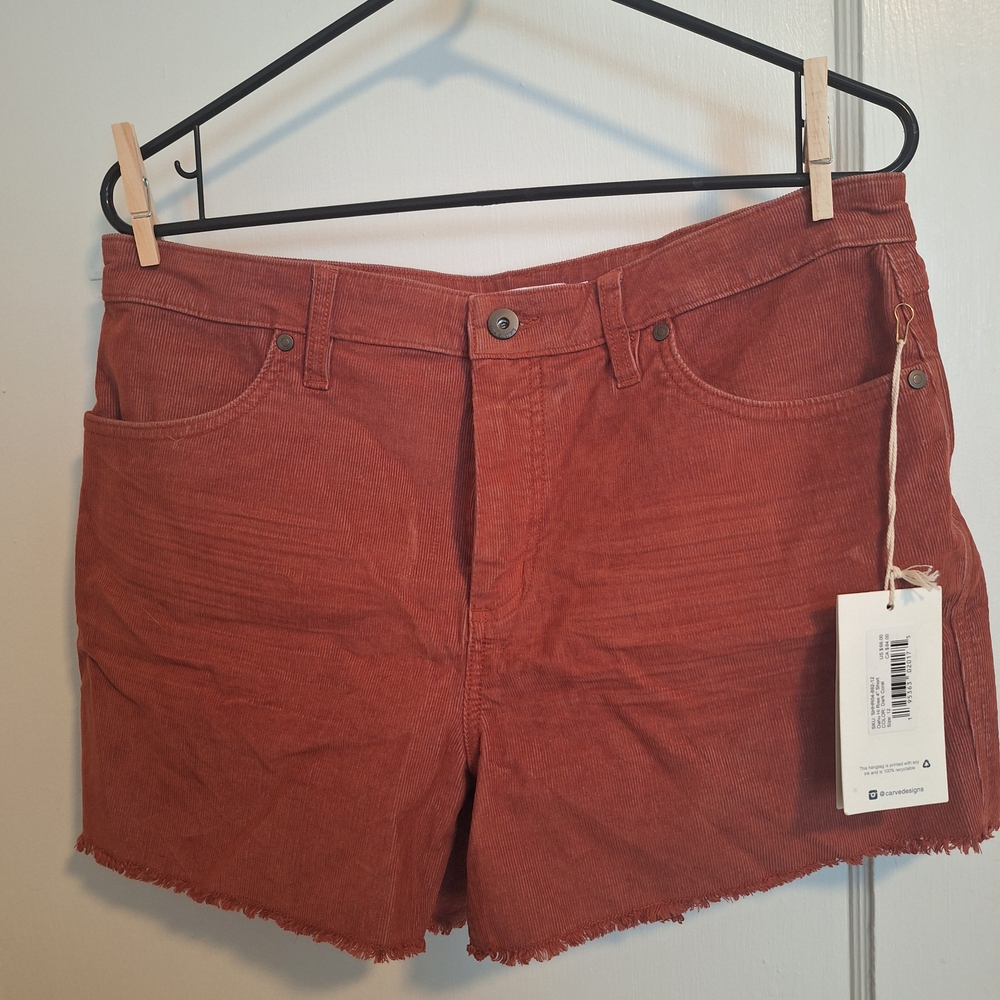 Carve Designs Women's Jean Shorts in Rust